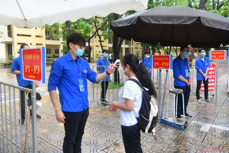 Bảo đảm công tác phòng, chống dịch Covid-19 trong suốt kỳ thi -0