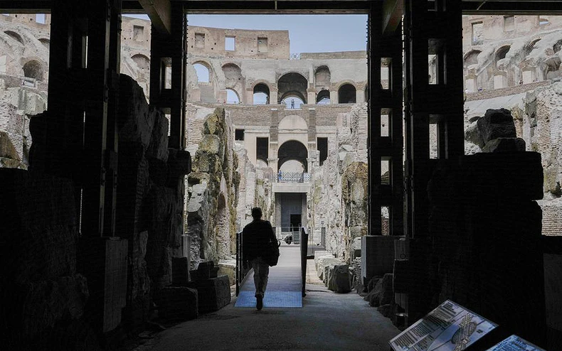 Đấu trường Colosseum mở cửa phần ngầm đón du khách thăm quan -0