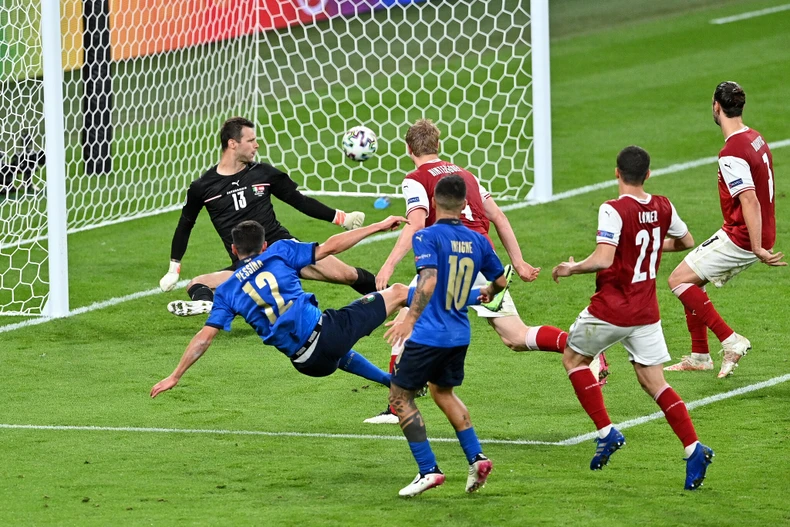 Thắng nghẹt thở hiệp phụ, Italia giành vé vào tứ kết Euro 2020 -0
