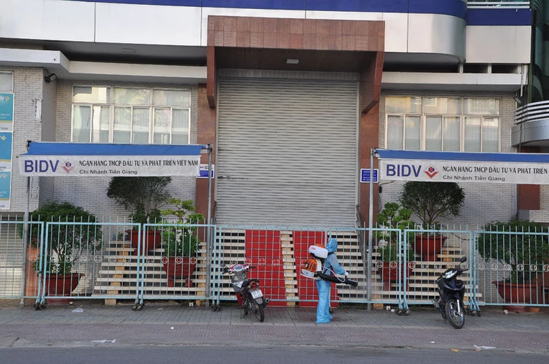 Phát hiện ca dương tính với SARS-CoV-2 tại Ngân hàng BIDV chi nhánh Tiền Giang -0