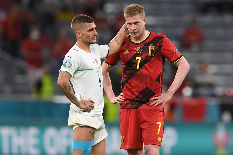 Cận cảnh Italia loại Bỉ đoạt vé vào bán kết Euro 2020 -0