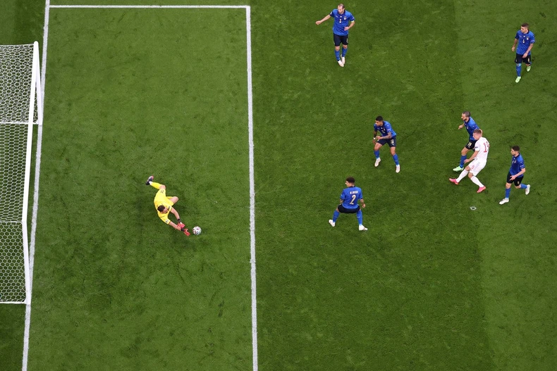 Thắng kịch tính luân lưu, Italia vào chung kết EURO 2020 -0