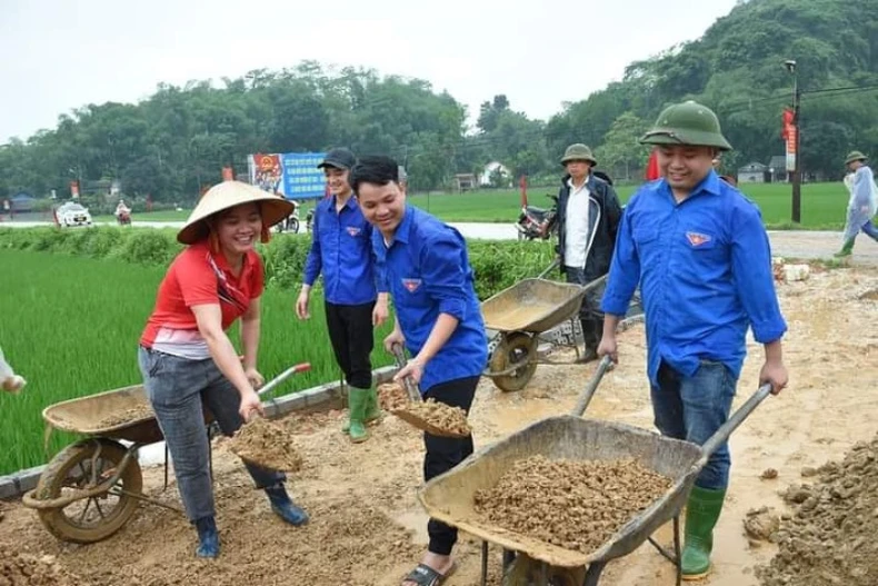 Phong trào hiến đất làm đường ở Yên Bái -0