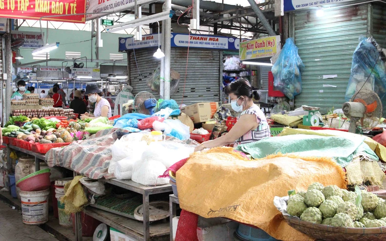 Đà Nẵng thực hiện nghiêm giãn cách tại các chợ -0