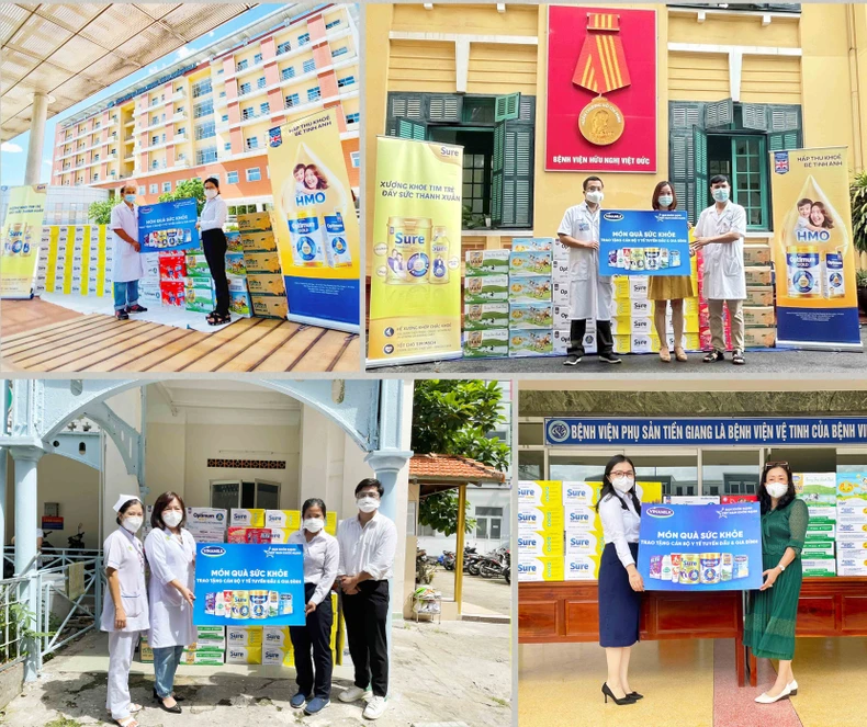 Vinamilk đẩy mạnh tiếp sức tuyến đầu trong giai đoạn cao điểm tại 50 bệnh viện trên cả nước -0