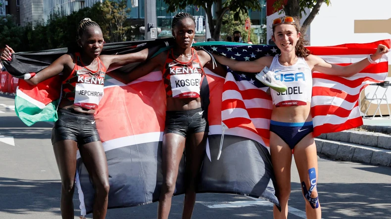 Kenya thống trị đường chạy marathon nữ -0