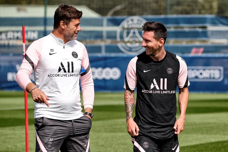 Buổi tập đầu tiên của Messi tại PSG -1