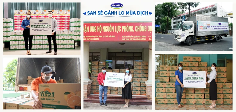 Vinamilk trao “quà sức khỏe” cùng cộng đồng vượt qua đại dịch -0