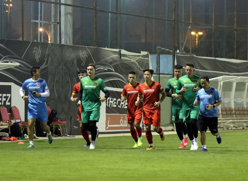 Đội tuyển Việt Nam trong buổi tập đầu tiên tại Saudi Arabia -0