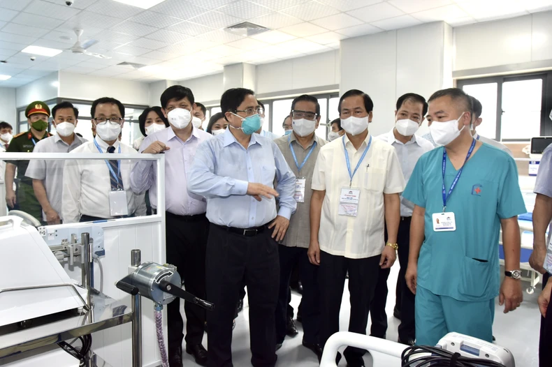 Bệnh viện điều trị người bệnh Covid-19 tại Hà Nội hoàn thành sau một tháng xây dựng -0