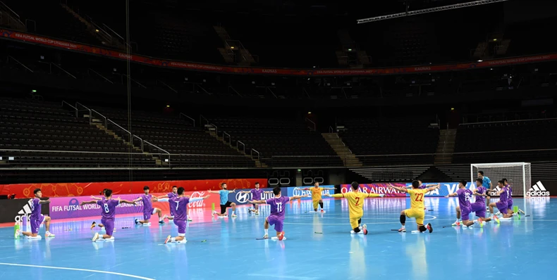 Đội tuyển futsal Việt Nam quyết giành vé đi tiếp tại World Cup -0