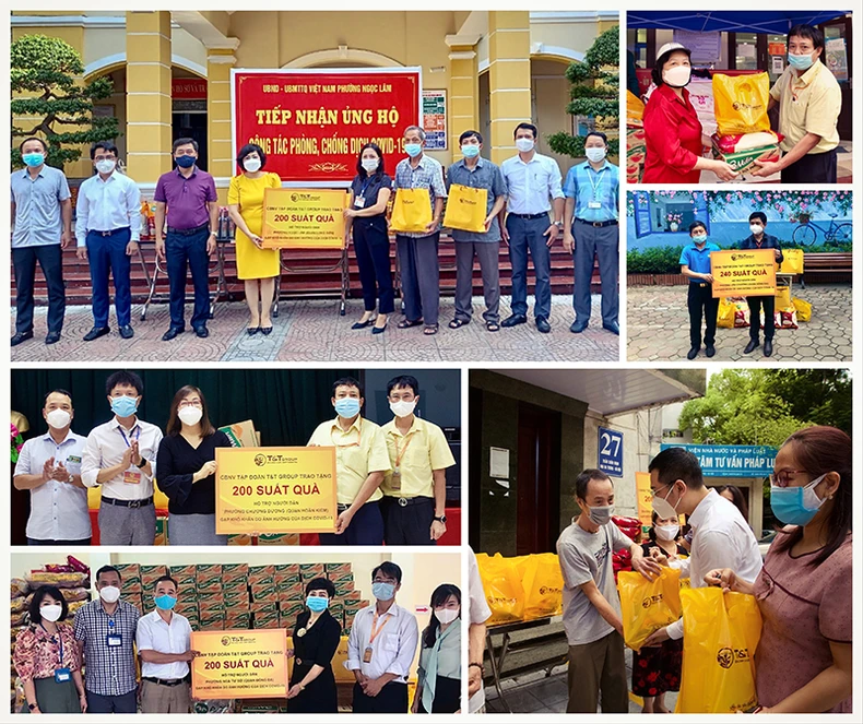 CBNV T&T Group trao tặng 3.000 suất quà cho người dân Hà Nội gặp khó khăn do Covid-19 -0