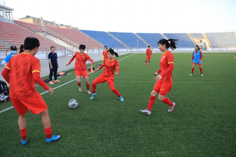 Đội tuyển nữ Việt Nam hướng đến trận gặp chủ nhà Tajikistan -0