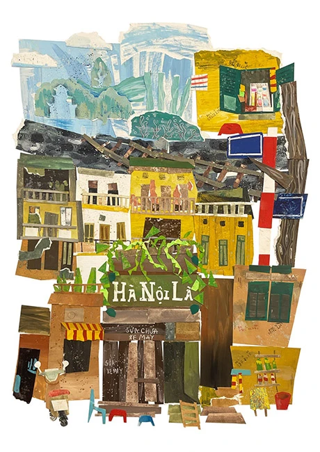 Người trẻ kể chuyện Hà Nội qua tranh -0