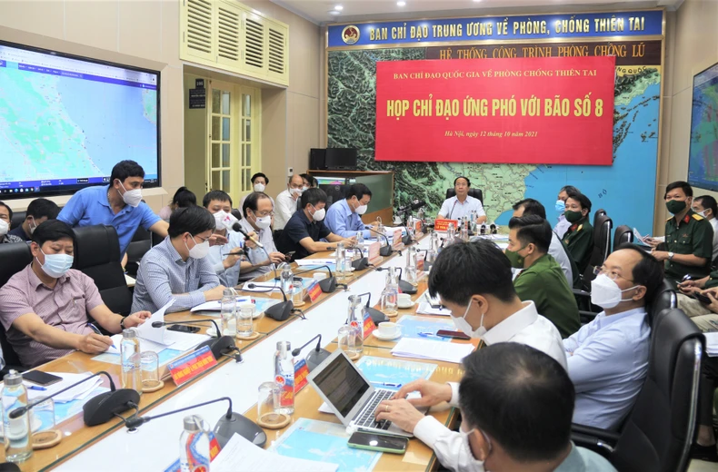 Tìm giải pháp ứng phó với bão số 8 và mưa lũ -0