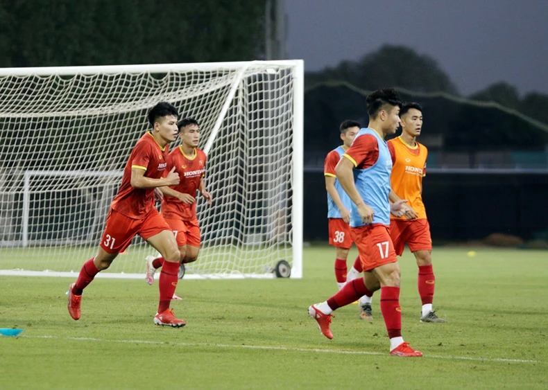 U23 Việt Nam dốc sức tập luyện tại UAE, hướng tới vòng loại U23 châu Á 2022 -0
