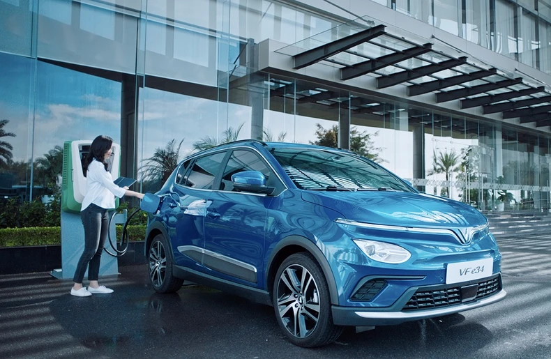 Chính thức ra mắt ôtô điện đầu tiên của Việt Nam VinFast VF e34 -0