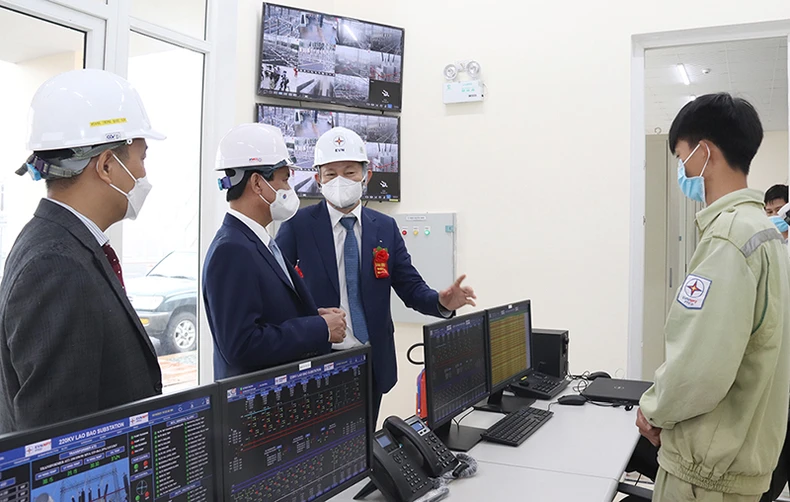 Khánh thành Trạm biến áp 220 kV Lao Bảo và Đường dây 220 kV Đông Hà - Lao Bảo -0