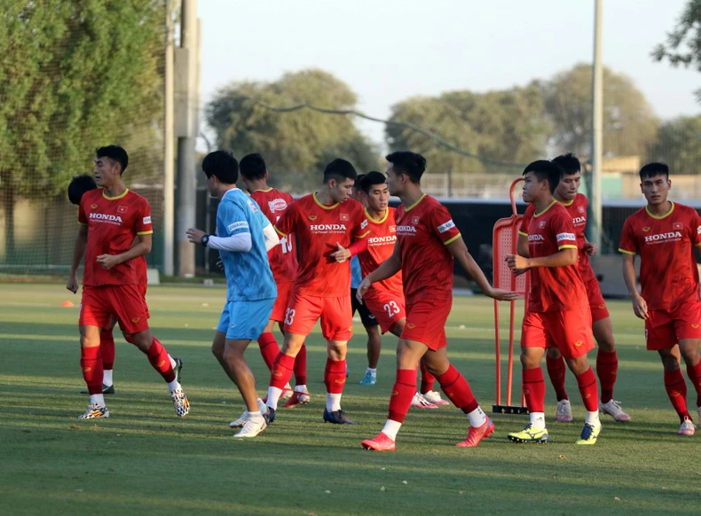 U23 Việt Nam hoàn thành buổi tập cuối cùng tại UAE -0