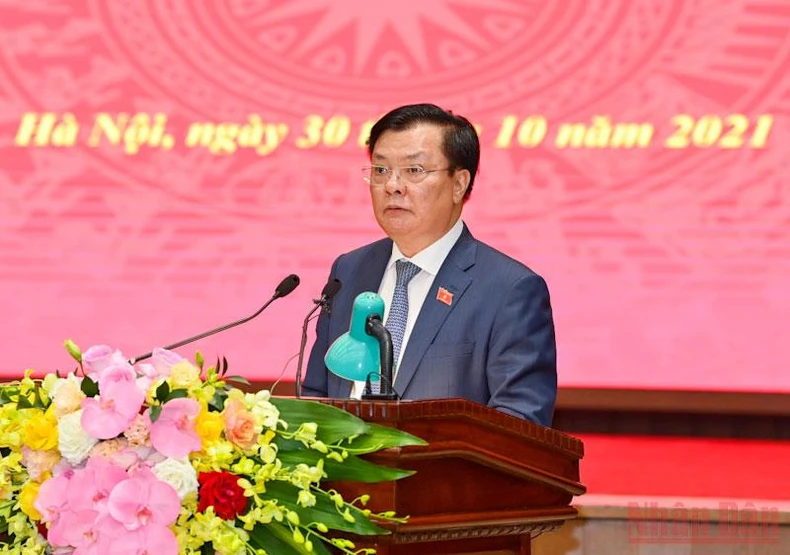 Chủ tịch Quốc hội Vương Đình Huệ dự Hội nghị lấy ý kiến vào dự án Luật Thủ đô (sửa đổi) -0