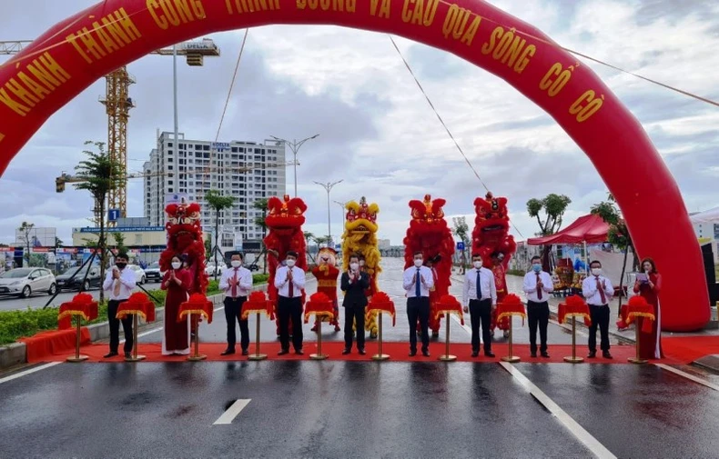 Khánh thành cầu và đường qua sông Cổ Cò -0