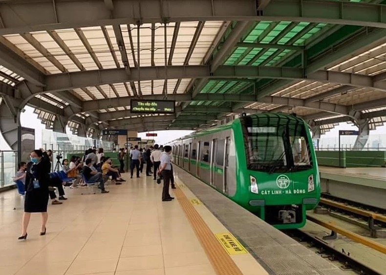 Chính thức khai thác thương mại tuyến đường sắt đô thị Cát Linh - Hà Đông -0