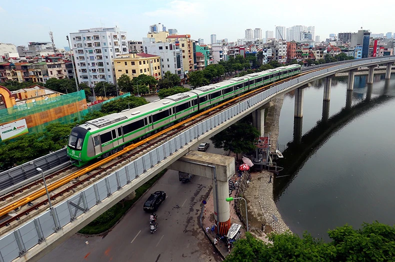 Chính thức khai thác thương mại tuyến đường sắt đô thị Cát Linh - Hà Đông -0