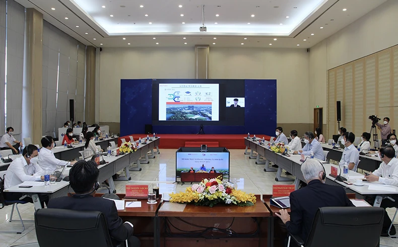 Bình Dương tổ chức hội nghị trực tuyến xúc tiến đầu tư Hàn Quốc -0