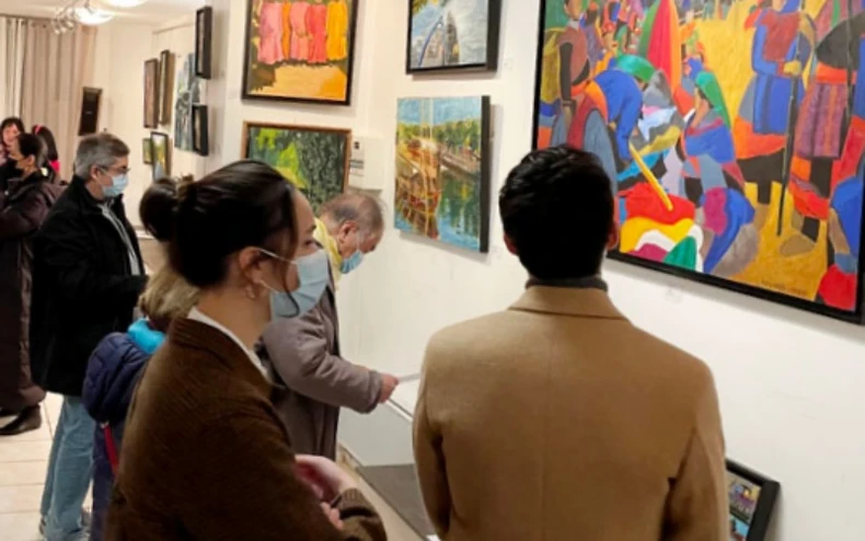 Triển lãm tranh phong cảnh Việt Nam nổi bật tại Paris -0