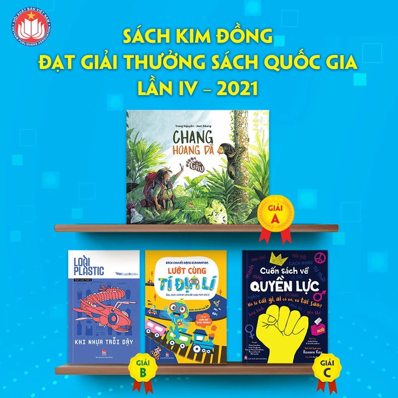Sách Kim Đồng bội thu tại Giải thưởng Sách Quốc gia lần IV – 2021 -0