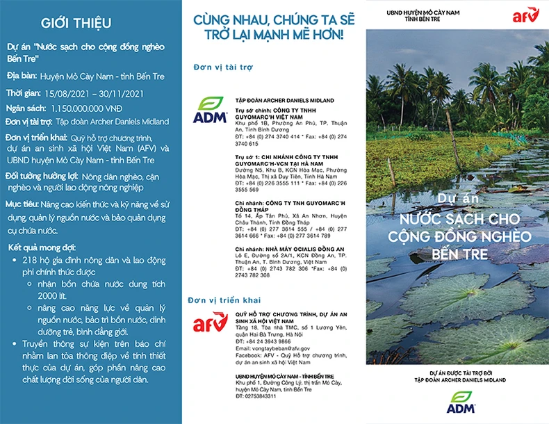 Tặng 218 bồn chứa nước trị giá hơn 1 tỷ đồng cho các gia đình khó khăn tại Bến Tre -0