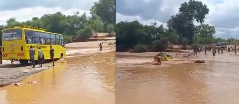 Xe buýt bị nước lũ cuốn trôi ở Kenya, ít nhất 24 người thiệt mạng -0