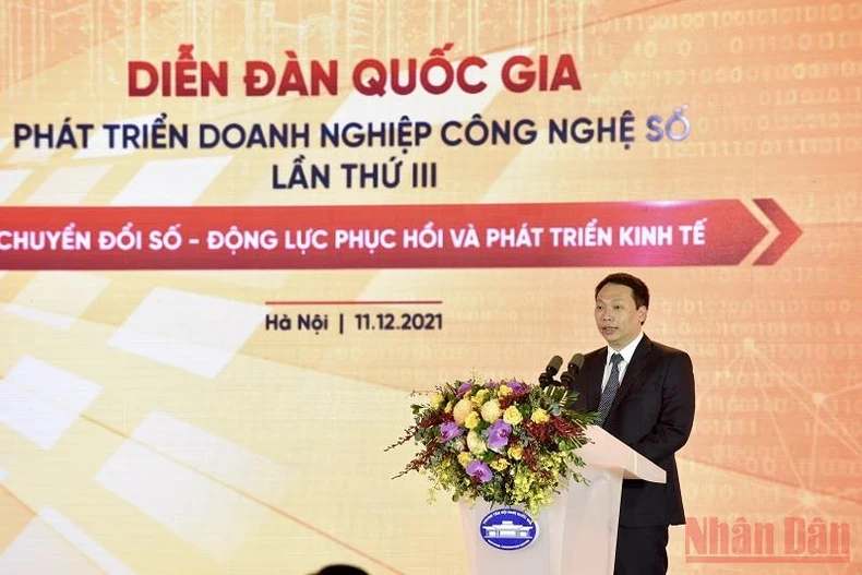 Bộ trưởng Nguyễn Mạnh Hùng: Nhận phát triển các nền tảng số là nhận sứ mệnh quốc gia -0