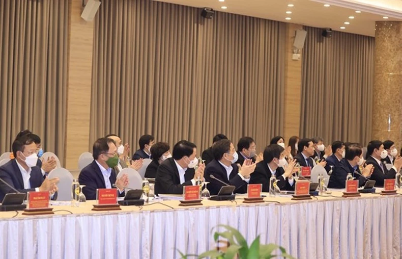 (Hình ảnh) Chủ tịch nước chủ trì hội thảo về Nhà nước pháp quyền xã hội chủ nghĩa -0