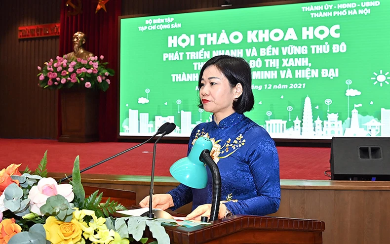 Bàn giải pháp phát triển Hà Nội theo hướng đô thị xanh, thông minh và hiện đại -0