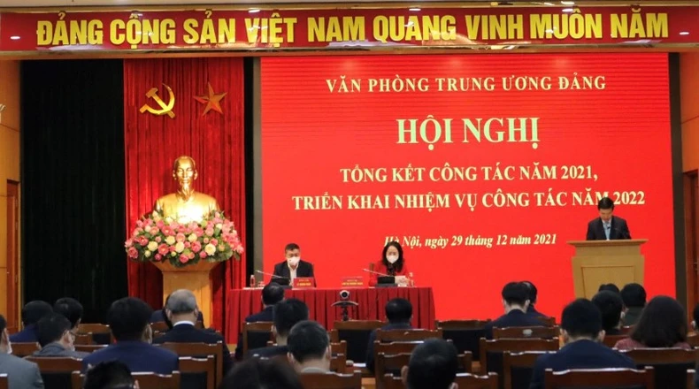 Văn phòng Trung ương Đảng tiếp tục đổi mới, sáng tạo đáp ứng yêu cầu nhiệm vụ ngày càng cao -0