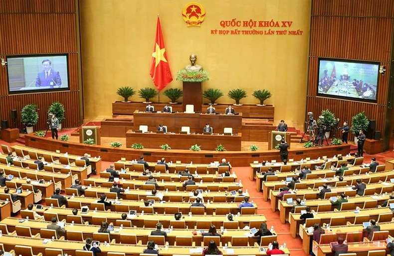 Trọng thể khai mạc kỳ họp bất thường lần thứ nhất, Quốc hội khóa XV -0
