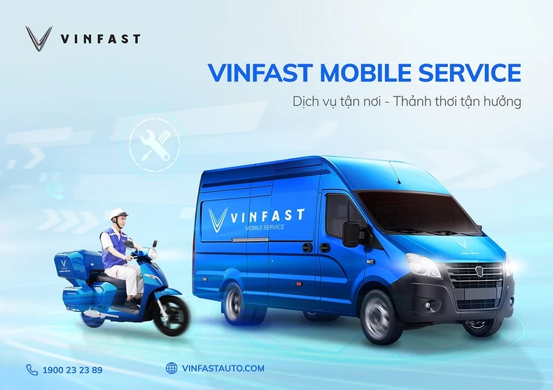 Vinfast triển khai dịch vụ sửa chữa lưu động xe điện tại Việt Nam -0