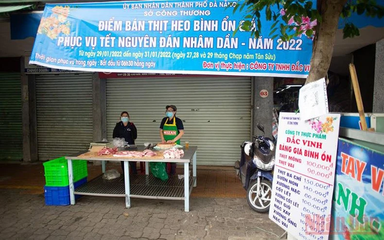 Đà Nẵng mở 18 điểm bán thịt heo bình ổn giá -0
