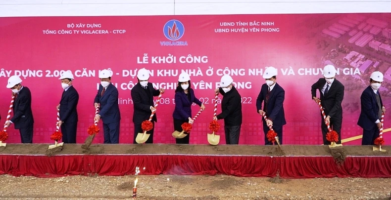 Khởi công xây dựng Khu công nghiệp Thuận Thành I và khu nhà ở công nhân tại Bắc Ninh -0
