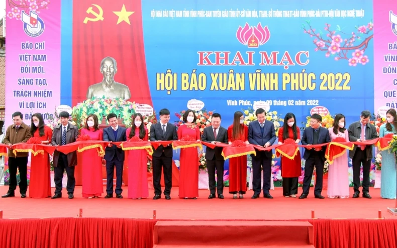 Tổng Biên tập Báo Nhân Dân dự Hội báo Xuân tỉnh Vĩnh Phúc -0