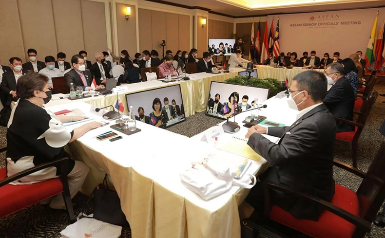Hội nghị Quan chức Cao cấp ASEAN diễn ra tại Phnom Penh -0