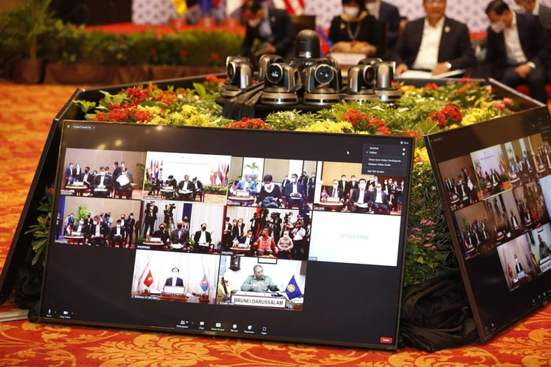 Hội nghị hẹp Bộ trưởng Ngoại giao ASEAN tại Campuchia -0
