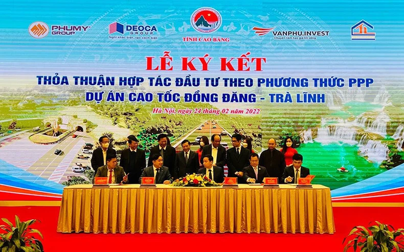 Thỏa thuận hợp tác đầu tư dự án cao tốc Đồng Đăng - Trà Lĩnh -0