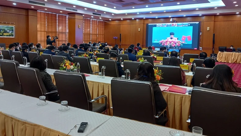 Hội nghị gặp gỡ đầu xuân giữa các địa phương biên giới Việt Nam-Trung Quốc -0