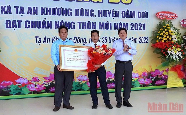 Cà Mau thêm nhiều xã “về đích” nông thôn mới -0