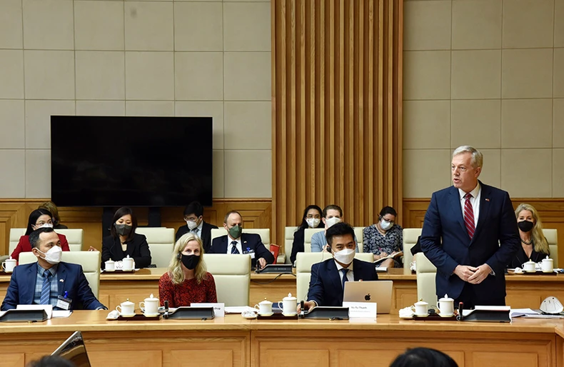 Đồng hành, tạo mọi điều kiện thuận lợi cho các doanh nghiệp Hoa Kỳ làm ăn thành công tại Việt Nam -0