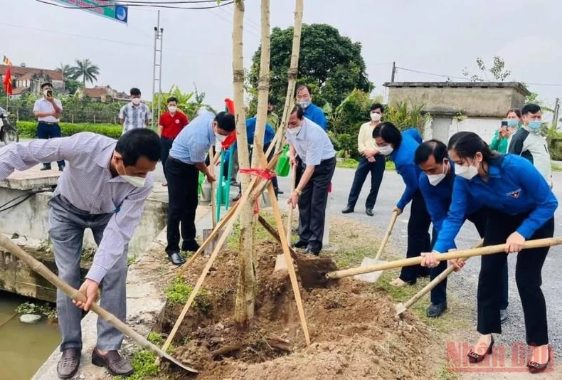 Thái Bình: Ra quân Ngày cao điểm tình nguyện chung tay xây dựng nông thôn mới -0