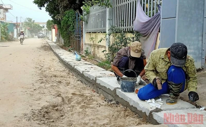 Điểm sáng phong trào góp đất làm đường ở Quỳnh Phụ -0