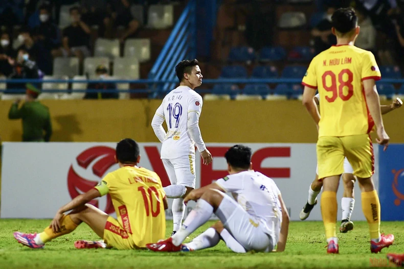 Hà Nội giành 3 điểm đầu tiên tại V-League 2022 -0